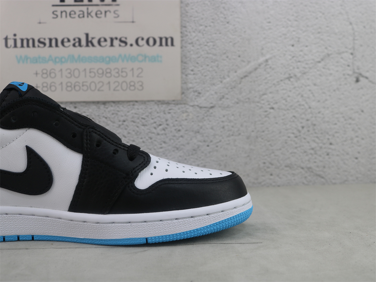 LJR Batch Air Jordan 1 Retro Low OG Black Dark Powder Blue CZ0790-104